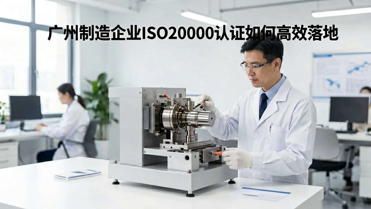 广州制造企业ISO20000认证如何高效落地